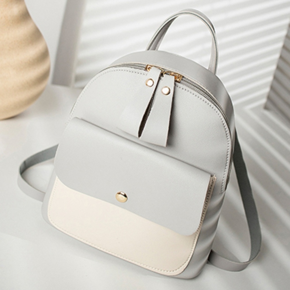 WMNS Two Tone Backpack - Outer Flap Pocket / Hangi